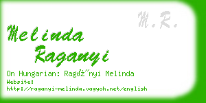 melinda raganyi business card